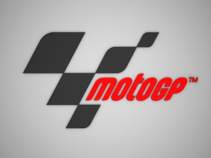 motogp logo motocicleta grandioso premio motociclismo silueta 3d print model - Mito3D