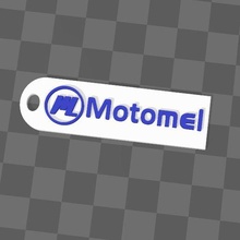 motomel keychain 3d print model - Mito3D