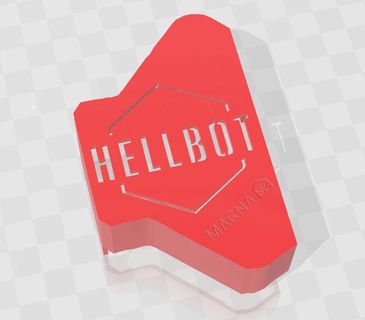 motor cover z hellbot magna se magna se magna printer mods lid hellbot  3d print model - Mito3D