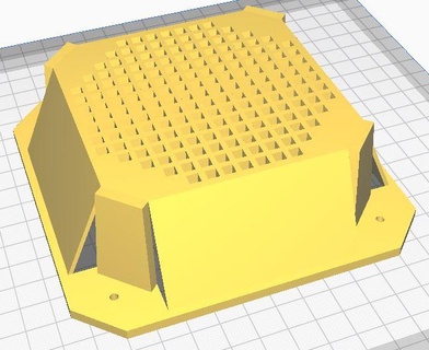motor ventilador cobrir bainha tampa 3d print model - Mito3D