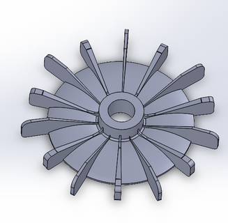 motor fan motor fan aerator cooling blades siemens  3d print model - Mito3D