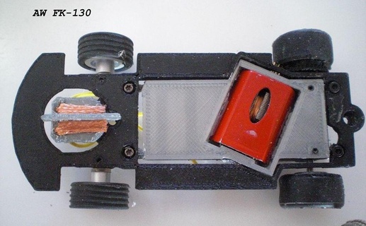 motor vaina bobinadora fk 130 ranura compatible espacio coche vehiculo chasis equipo alpino a110 renault 3d print model - Mito3D
