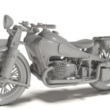 motorbike gnome&rhone 750xa 3d print model - Mito3D