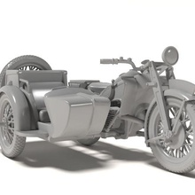 motorbike gnome&rhone ax2 rm sidecar 3d print model - Mito3D