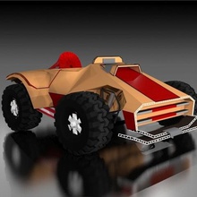moto 4x4 vari 3d print model - Mito3D