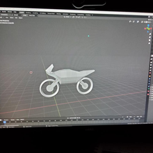 motorcycle 3d print model - Mito3D