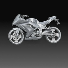 motorcycle 2 auto byke art 3d printable model high-resolution 3d print model - Mito3D