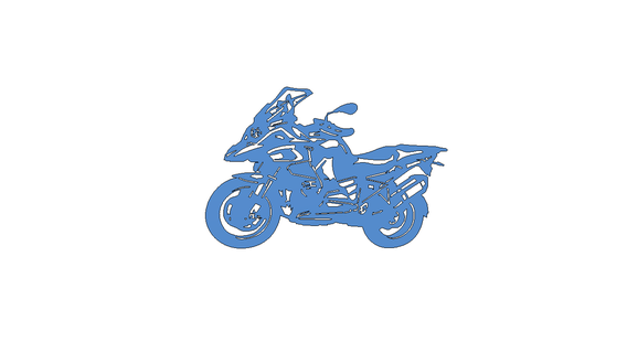 motociclo adv logo logo genere parete motociclo 3d print model - Mito3D