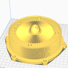motorcycle air filter cover 3d print model - Mito3D