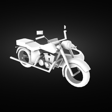 motocicleta cesta 3d print model - Mito3D