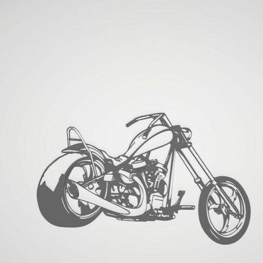 motorcycle biker decoration 3D print model - Mito3D
