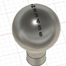 motorcycle buggy gear knob 3d print model - Mito3D