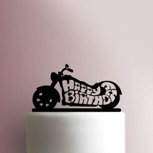motorcycle cake topper fortnite venom paw patroll birthday anniversary faux decoration asthmatic beautiful 3d print model - Mito3D