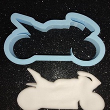motorcycle cutter cookie 3d print model - Mito3D