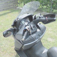 motocicleta mão guardas Suzuki burgman an650 13 protetores handschtzer automotivo 3d print model - Mito3D