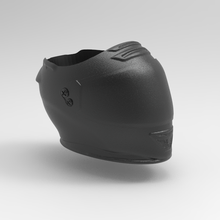 motorcycle helmet matte mate gourds racing 3d print model - Mito3D