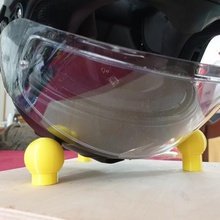 casco de la motocicleta montaje casa el parcela apoyo 3d print model - Mito3D