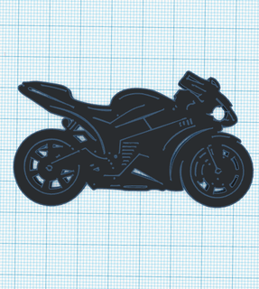 motosiklet anahtarlık çeşitli vr46 motor tekerlek motogp binmek binici 3d print model - Mito3D