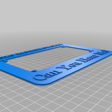 motorcycle license plate holder automotive 3d print model - Mito3D