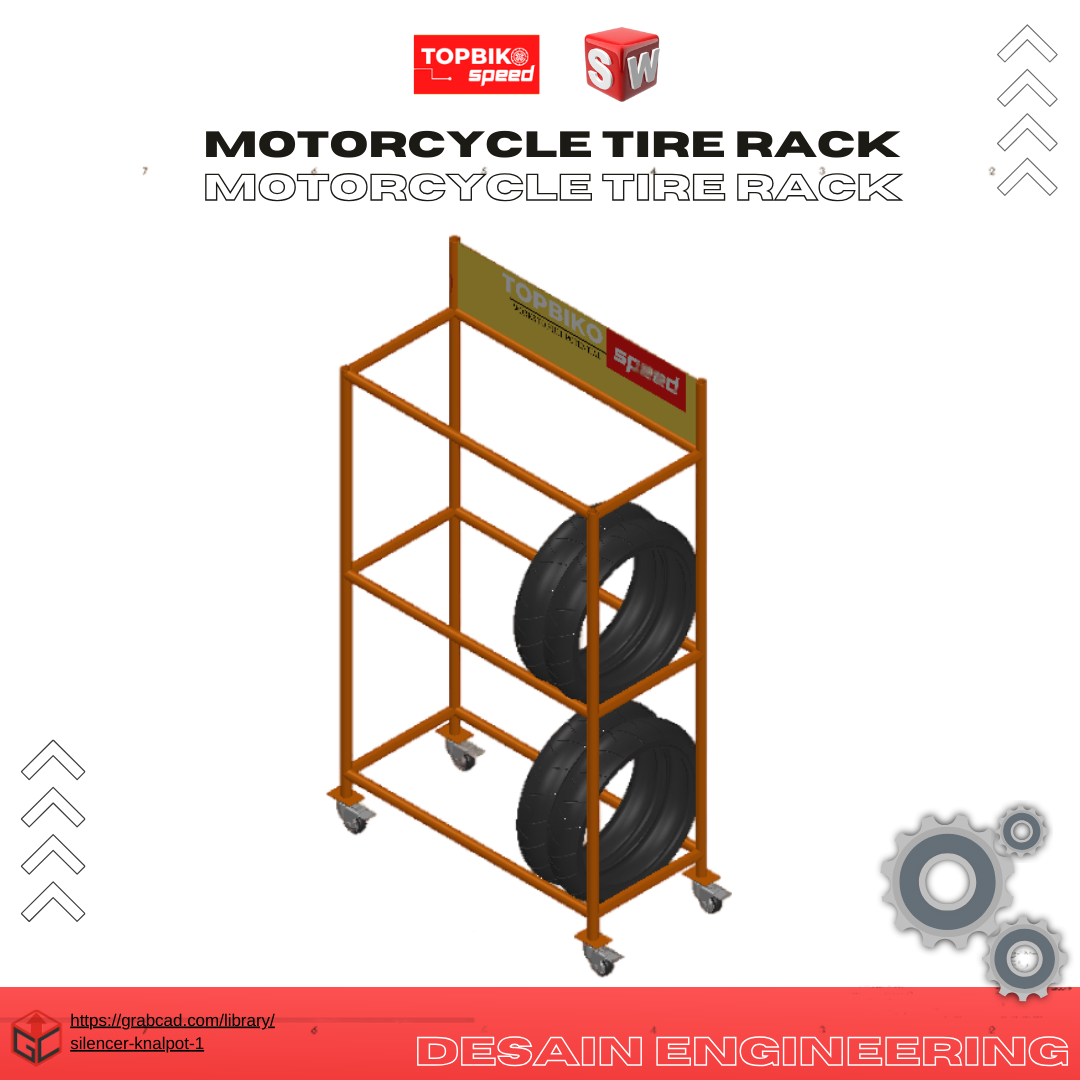 motociclo pneumatico cremagliera stampa 3d soliworks Lavori solidi cnc ingegneriameccanica ingegneria 3dprinting 3dmodeling prodottisoliwood Manutenzione produzione cncmachining ingegneriavita memi 3dmodel 3D print model - Mito3D