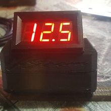 motorcycle voltmeter holder 3d print model - Mito3D