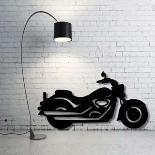 motorcycle wall decoration motorcycle decoration wall table  3d print model - Mito3D