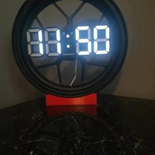 motorcycle wheel clock home household rim honda grom digital clock