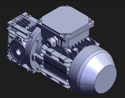motoreductor motovario nmr 030 motor motovario 030 3d design solidworks  3d print model - Mito3D