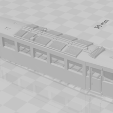 motorizzato corpo ar 115 SNCV scala tt modellismo ferrovia tram 1 120 3d print model - Mito3D