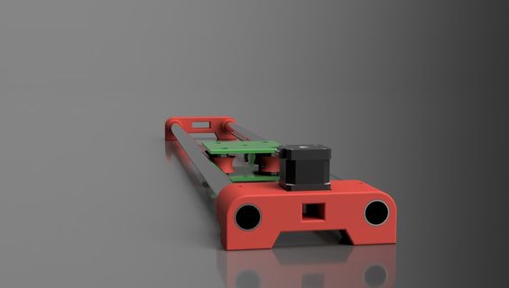 motorized heavy duty camera slider 3d print model - Mito3D