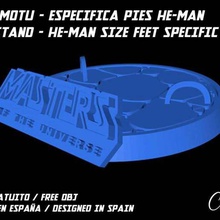 motu base spécifique Taille pied homme maîtrise univers éternie éternité supporter maîtres l'univers jouet 3d print model - Mito3D