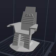 motu zodac cosmique chaise trône zodak he man crâne gris squelette 3d print model - Mito3D