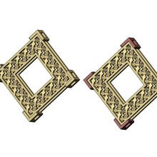 moucharabieh caixa pingente 3d impressão modelo joalheria colar imprimível ouro jóias pingentes luxo moda acessórios prata esterlina enfeite árabe islâmico Beldi Marrocos tradicional 3d print model - Mito3D