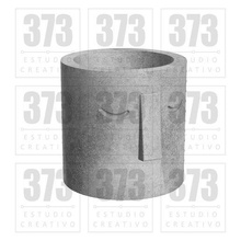 mould cement pots head01 pot planter mold cactus succulents suculent concrete concret 3d print model - Mito3D