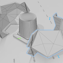 mould geodesic pot home lawn deco house architecture design dwelling 3d print model - Mito3D