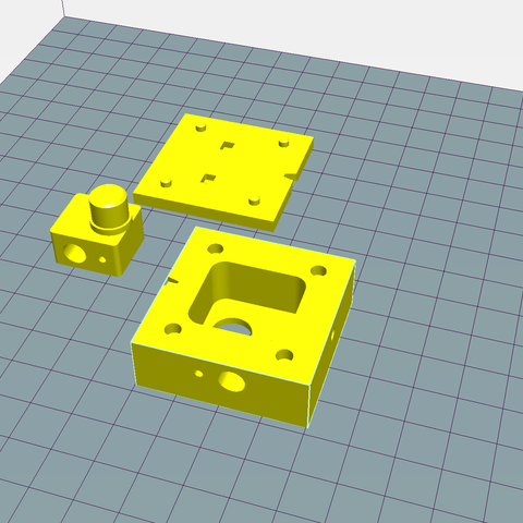 stampo esagono estrusore strumento la stampante 3d 3D print model - Mito3D
