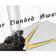 mount blade bannerlord kılıç oyun oyuncaklar 3d print model - Mito3D
