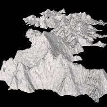 mount everest various topography mountain geography 3d print model - Mito3D