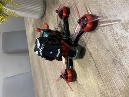 mount gopro hero session 5 4 venom style droni fpv action cam drone 3d print model - Mito3D
