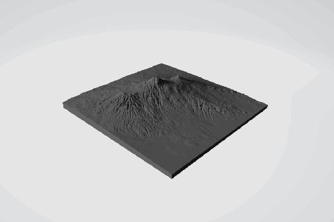 montar kilimanjaro Tanzania 3d print model - Mito3D