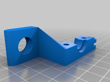 mount v2 rep fixed bowden prusa i3 rework 3d printer extruders 3d print model - Mito3D