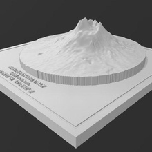 montare Vesuvio Italia vulcani Vulcano vulcanologia vulcanostories vulcanolife natura sollievo topografia vulcano montagna fotogrammetria 3d 3d print model - Mito3D