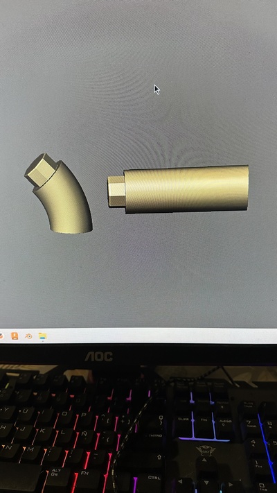 mountable elbows 3d print model - Mito3D