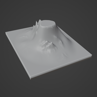 dağ kaya manzara taş kanyon çöl arazi alp erozyon doğa çevre kar ilkbahar kum orman zemin 3d print model - Mito3D