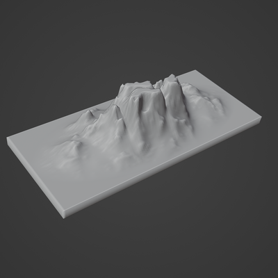 montanha rocha panorama pedra canyon deserto terreno alpino erosão natureza ambiente neve primavera areia floresta terra 3d print model - Mito3D