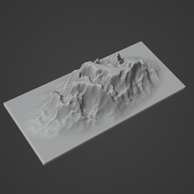 montanha rocha panorama pedra canyon deserto terreno alpino erosão natureza ambiente neve primavera areia floresta terra 3d print model - Mito3D