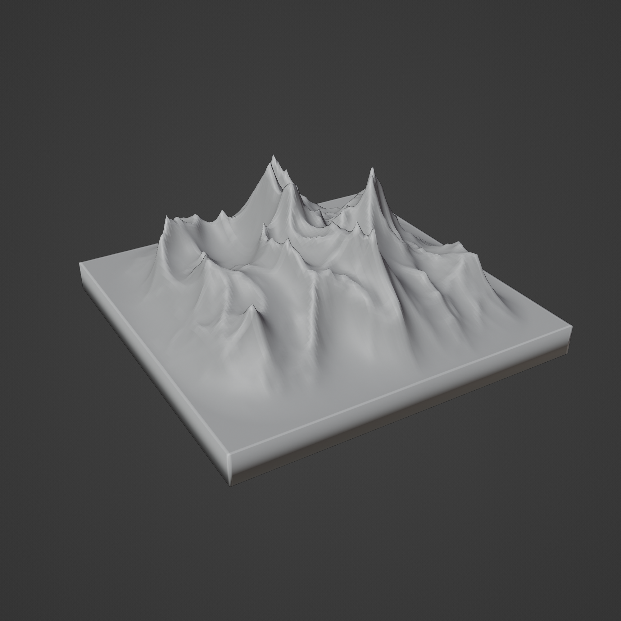 mountain rock landscape stone canyon desert terrain alpine erosion nature environment snow spring sand forest ground 3D print model - Mito3D