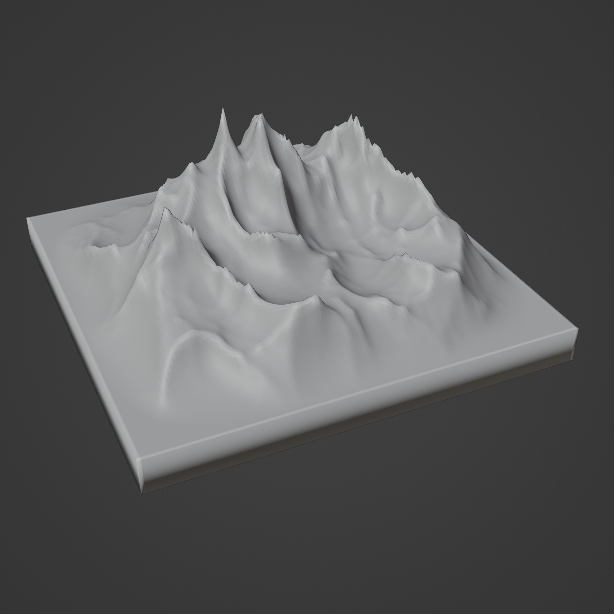 mountain rock landscape stone canyon desert terrain alpine erosion nature environment snow spring sand forest ground 3D print model - Mito3D