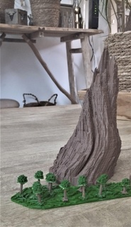 montaña 1 des terres rugido decoración naturaleza ciudad hogar casa objeto edificio rock árbol paisaje Roca 3d print model - Mito3D