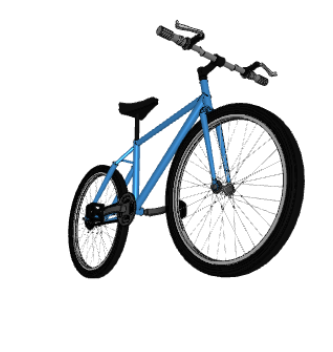 Montagne bicyclette vélo Jeu cadeau miniature 3D print model - Mito3D